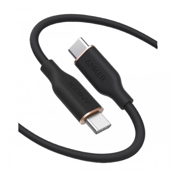 Кабель Anker PowerLine Flow USB-C to USB-C 0.9m 240w (A8552) Кабель Anker PowerLine Flow USB-C to USB-C 0.9m 240w (A8552)