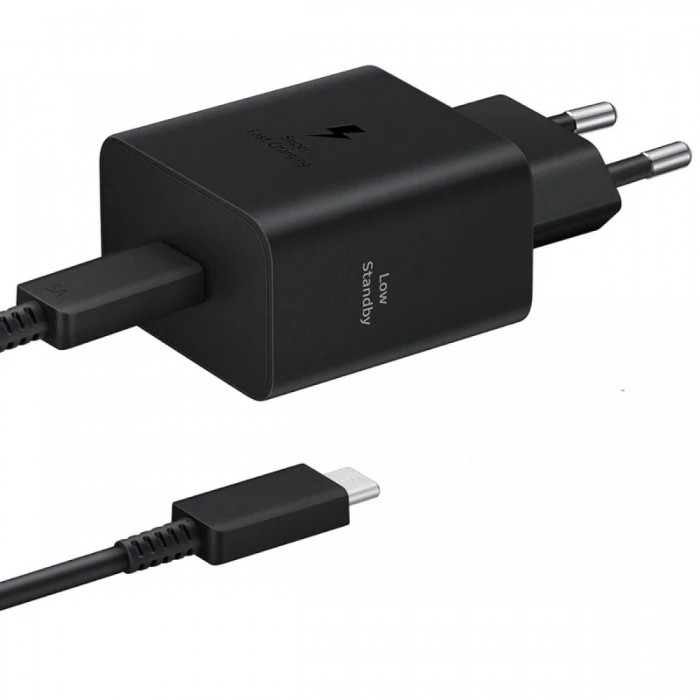 Зарядное устройство Samsung 45W Power Adapter Low Standby USB-C Cable (5A/1.8m) EP-T4511