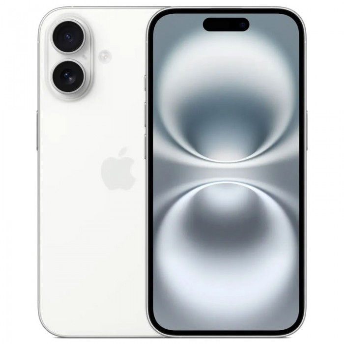 Смартфон Apple iPhone 16 128GB White MYE93HX/A